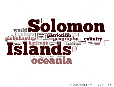Solomon Islands word cloud 12259933