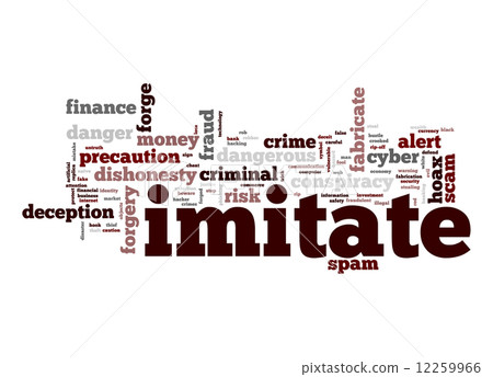 Imitate word cloud 12259966