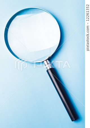 Magnifier on white 12261352
