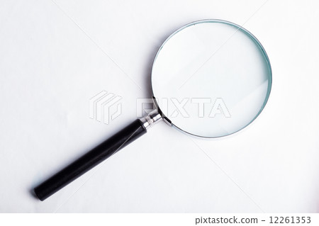 Magnifier on white 12261353