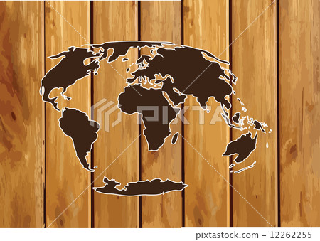 world map and globe Illustration world map and globe Illustration 12262255