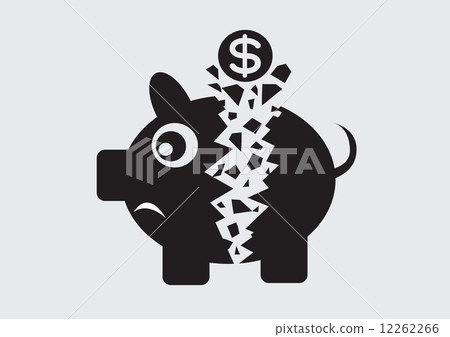 Broken Piggy Bank Broken Piggy Bank 12262266