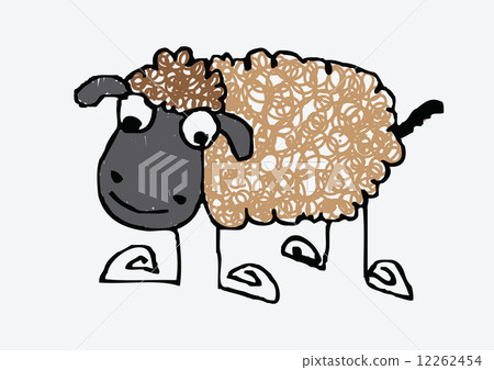 sheep cartoon 12262454