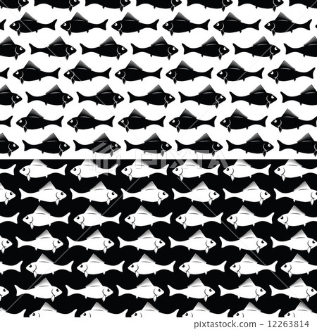 fish silhouettes 12263814