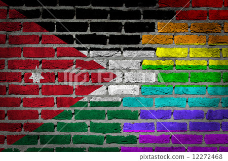 Dark brick wall - LGBT rights - Jordan Dark brick wall - LGBT rights - Jordan 12272468