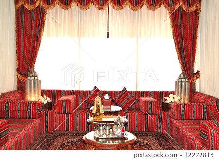 Lobby interior of the luxury hotel, Dubai, UAE 12272813