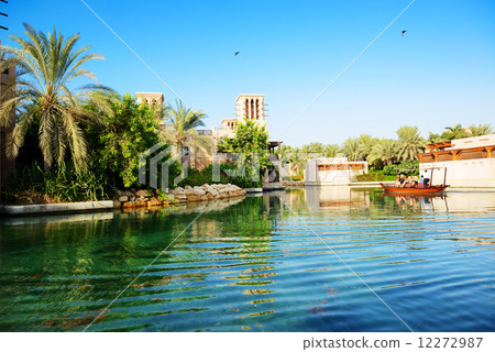 View of the Souk Madinat Jumeirah, Dubai, UAE 12272987