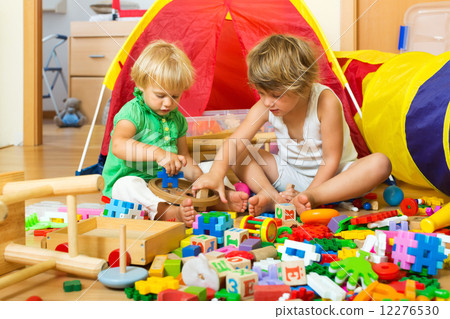 Children playing with toys 12276530