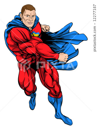 Punching superhero 12277187