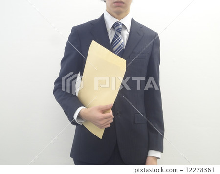 Businessman with tea envelope 12278361