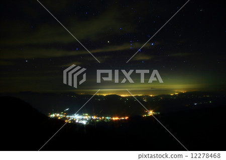 Night view of Nagano from the North Alps Night view of Nagano from the North Alps 12278468