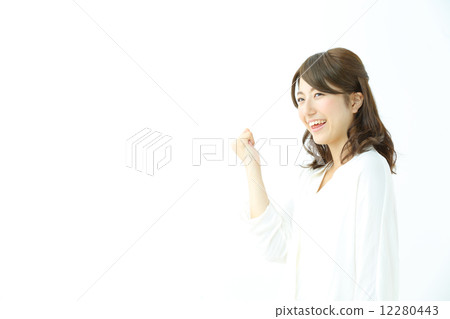 Guts pose · Young lady 12280443