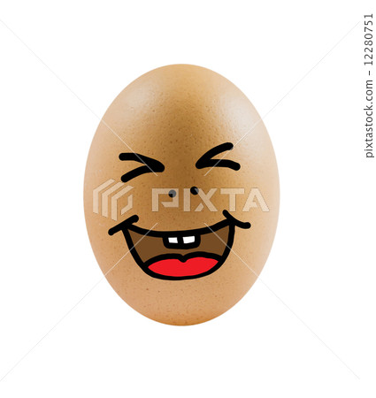 one eggs with funny face 12280751