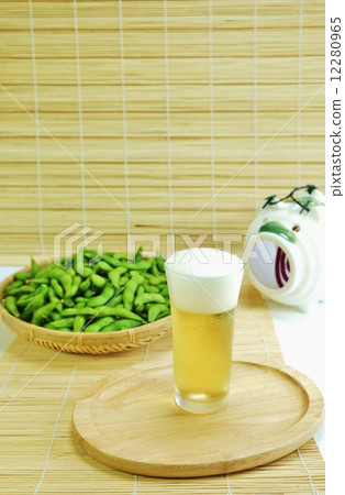 Summer taste · Moderately foaming beer and mountain side soybean · Mosquito pig pigeon existed Abduction back vertical position 12280965