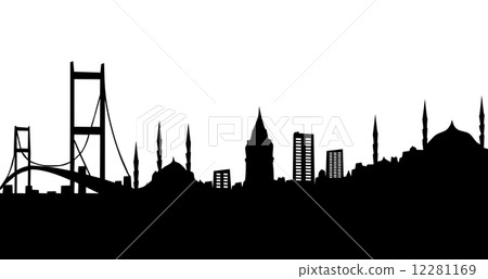istanbul silhouette 12281169