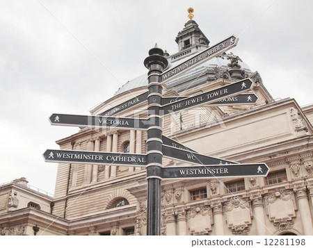 A sign 12281198