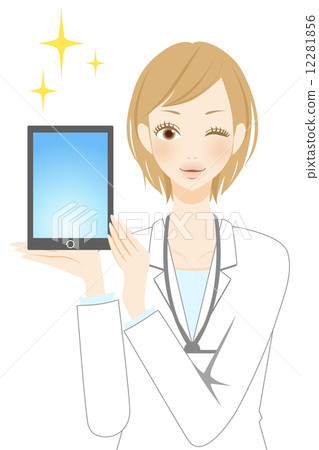 Business woman with a new tablet 12281856