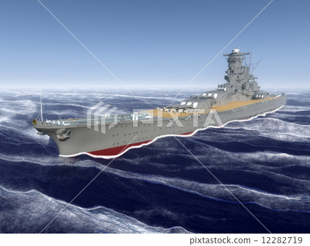 Super classic battleship Yamato 12282719