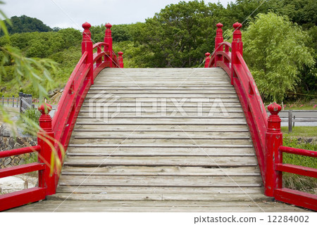 Dantan vermillion painted bridge bridge 12284002