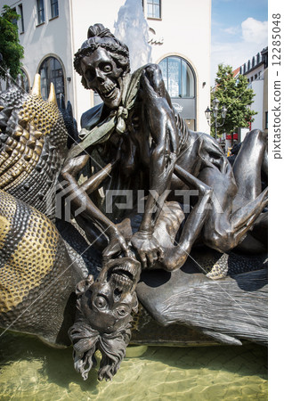 Marriage Carousel Fountain (Das Ehekarussell) in the center of N Marriage Carousel Fountain (Das Ehekarussell) in the center of N 12285048
