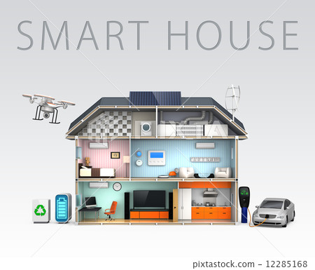 Smart House Concept 12285168