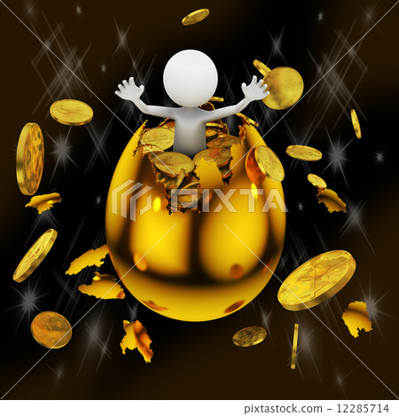 man in a golden egg man in a golden egg 12285714