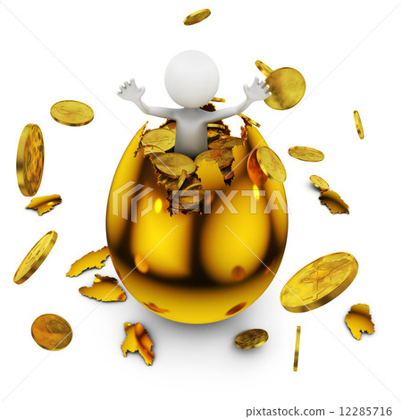 man in a golden egg man in a golden egg 12285716