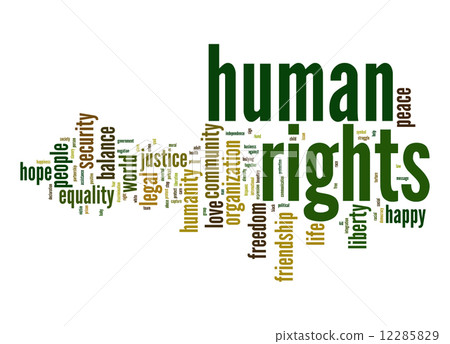 Human rights word cloud 12285829
