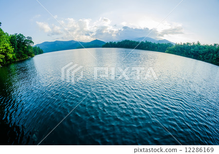 lake santeetlah in great smoky mountains north carolina lake santeetlah in great smoky mountains north carolina 12286169