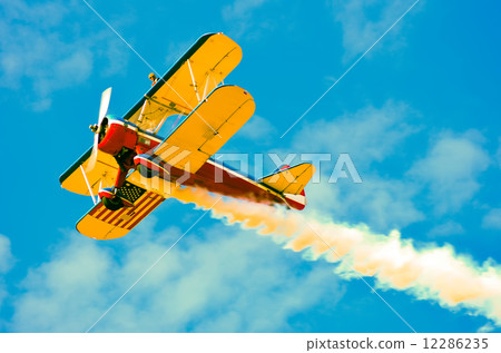action in the sky during an airshow 12286235