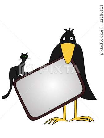 cartoon Halloween background - vector 12286813