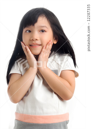 Happy asian child 12287335
