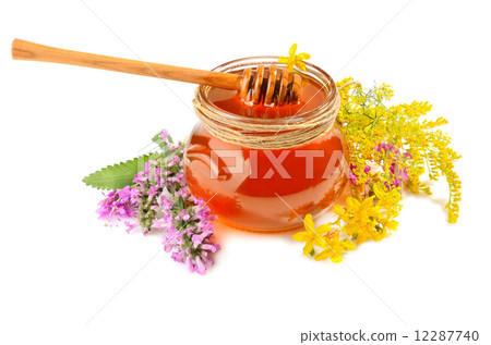 Fresh honey in jar Fresh honey in jar 12287740