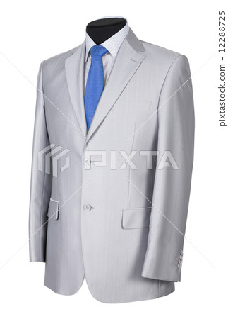 Man's suit on white 12288725