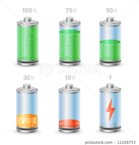 battery icon set battery icon set 12288753