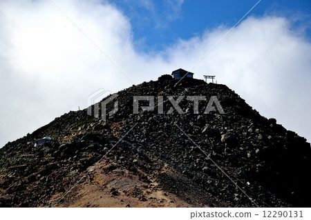 Norikura · Mountain peak seen from climbing road Kendo peak (1) 12290131