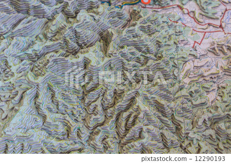 3D model map geographic 12290193