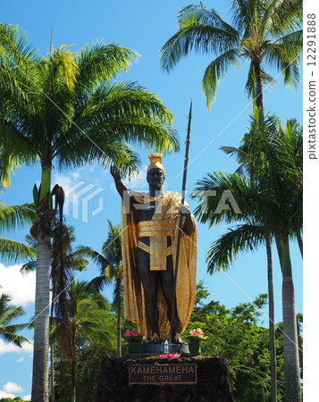夏威夷夏威夷島Kamehameha大雕像 12291888