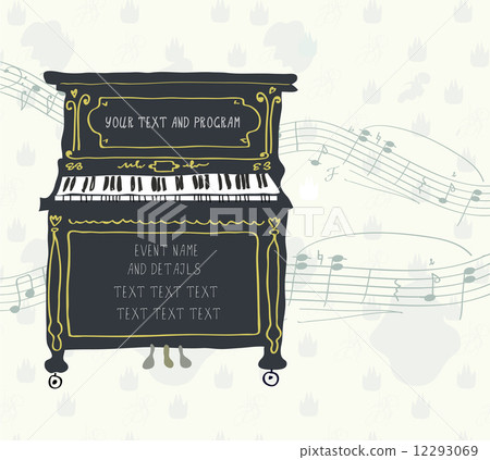 Poster for the piano concert with melody Poster for the piano concert with melody 12293069