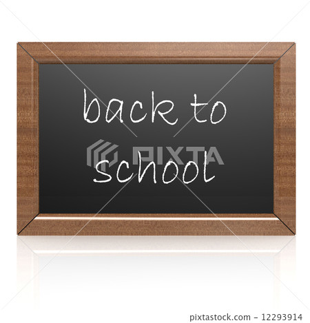 Blank blackboard- back to school Blank blackboard- back to school 12293914