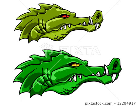 Crocodile or alligator mascot 12294917