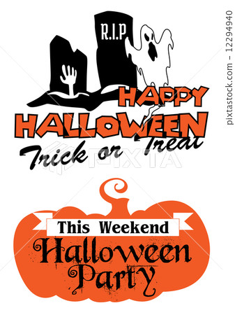 Halloween party poster and banner 12294940
