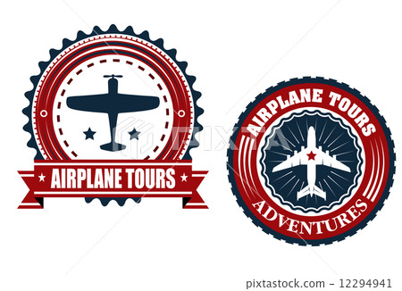 Round Airplane tours banners 12294941