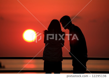 Sunset and lover 12295136