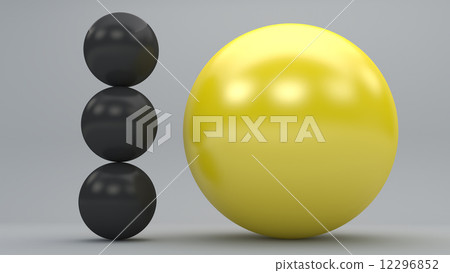 big yellow sphere stand out big yellow sphere stand out 12296852