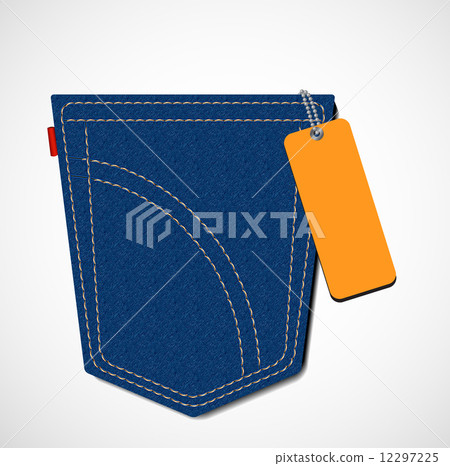 jeans pocket with tag jeans pocket with tag 12297225