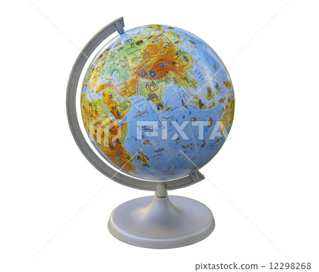 Globe. layout of the land 12298268