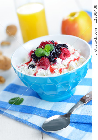Breakfast with fruits Breakfast with fruits 12299439