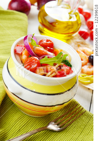 Seafood spaghetti pasta pot Seafood spaghetti pasta pot 12299618