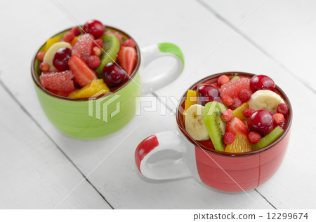 Cups with fruits Cups with fruits 12299674